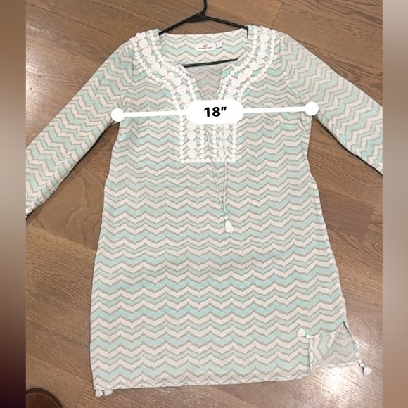 Vineyard Vines Women's Tunic Swim Cover up size Small S bohemian nautical - Picture 7 of 7